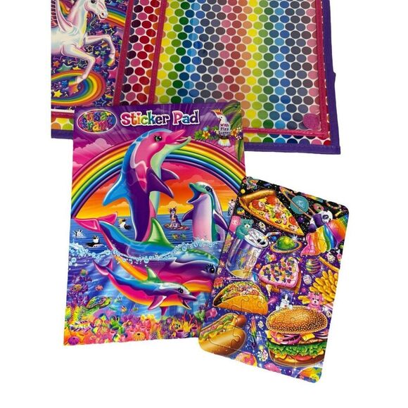 Lisa Frank Tikanni 2020 Trifold Carrying Case Art Stickers Coloring Book Puzzle - Picture 6 of 7